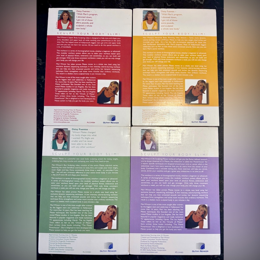 Windsor Pilates  DVD Set - 4 Disc Collection. - Picture 2 of 2